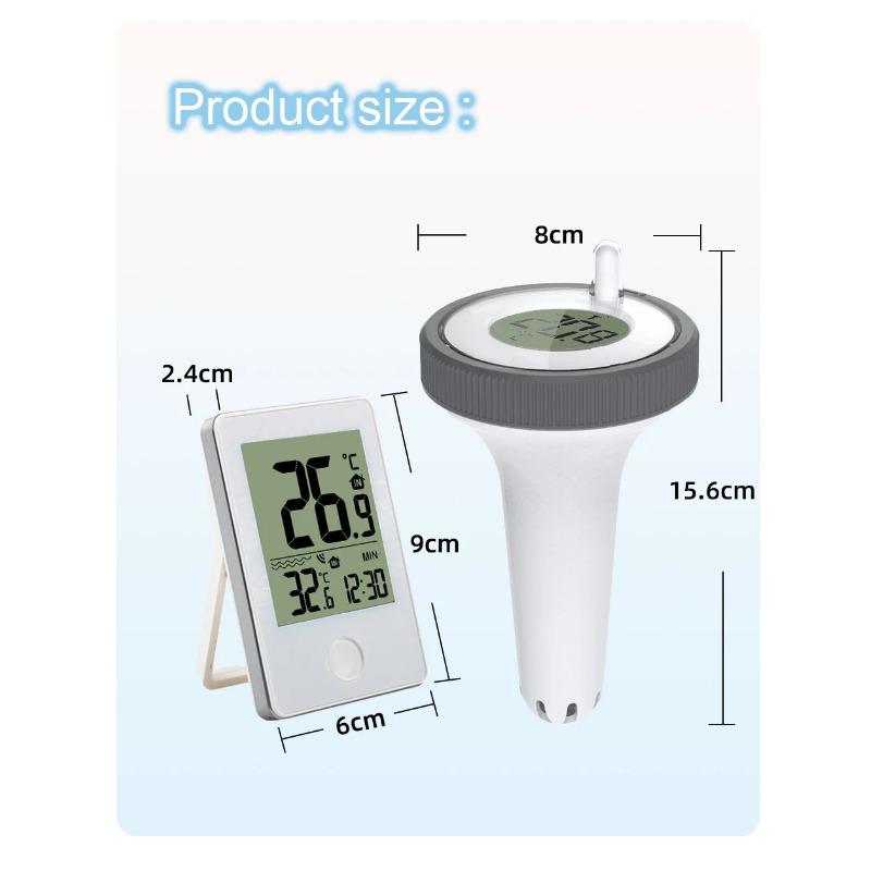 

Цифровой термометр для бассейна, плавающий, для улицы, плавающие термометры, используется для бассейнов, ванных комнат, аквариумов