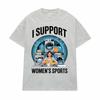 Apoyar la diversión deportiva feUnisexina camiseta ofensiva Harajuku ropa feUnisexina camiseta de cuello redondo de tendencia retro