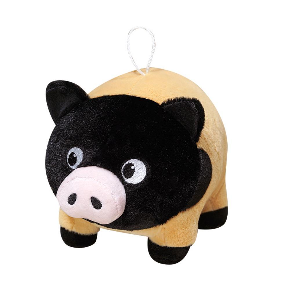 Soft Animals Pig Pet Doll Collection Pig Doll Throw Pillow  Children Gift 10cm бежевый