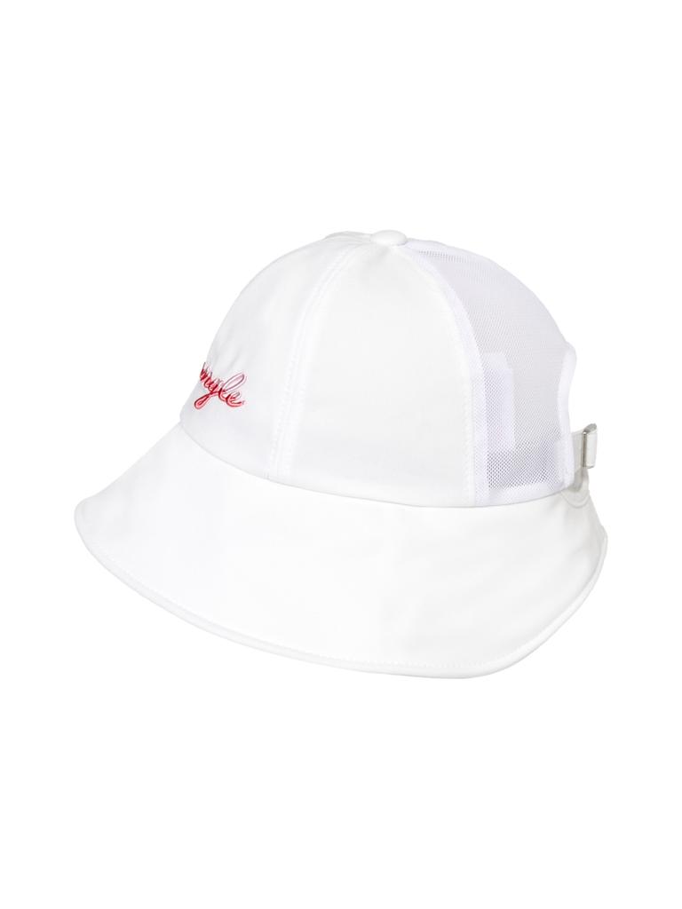 WIDEANGLE Co Dome Mesh Hat_White