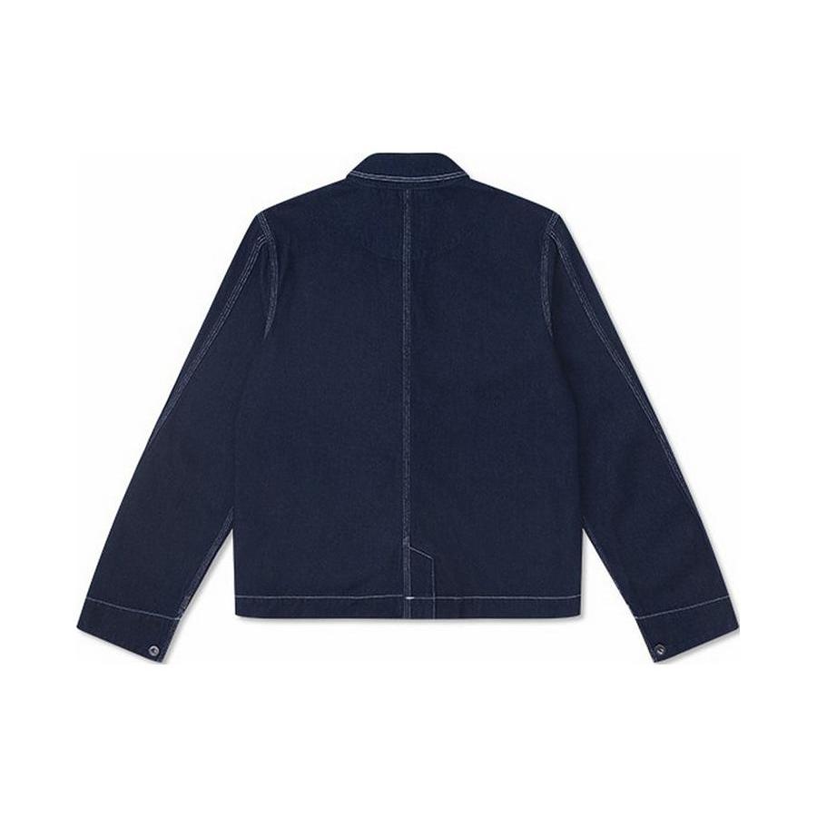 New Converse Indigo Chore Jackets Coats Women's Dark Blue 10026052-A01