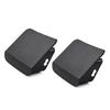 2PCS Anti-dust Front Bumper End Cap Cover Car Additional Accessories For Jeep Wrangler TJ 1996-2006 ABS Black