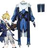 Mika Genshin Impact Cosplay Costume Game Character Uniform Anime Party Prop