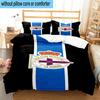3PCS Deportivo Football Bedding Set,Including 1pc Duvet Cover And 2pcs Pillowcases Perfect for Bedroom, Dormitory, Fan Christmas gift