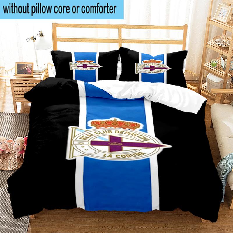 3PCS Deportivo Football Bedding Set,Including 1pc Duvet Cover And 2pcs Pillowcases Perfect for Bedroom, Dormitory, Fan Christmas gift