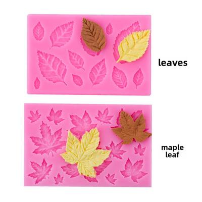 Maple Leaf Silicone Fondant Mold Set for Cake Decoration