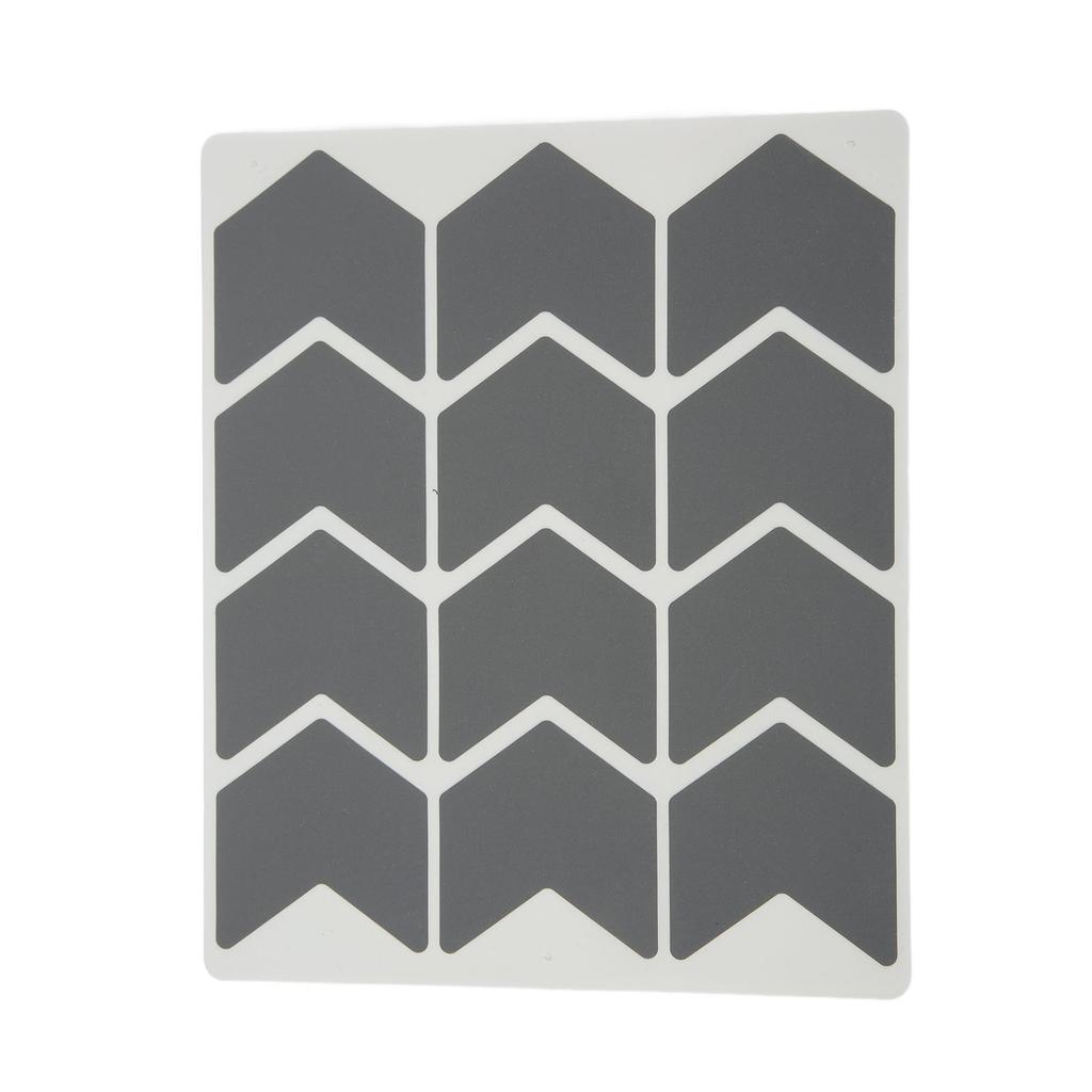 12 Stück Fahrrad Reflektierende Aufkleber Wasserdicht Einfach zu Installieren Sicherheits Radaufkleber für Straße