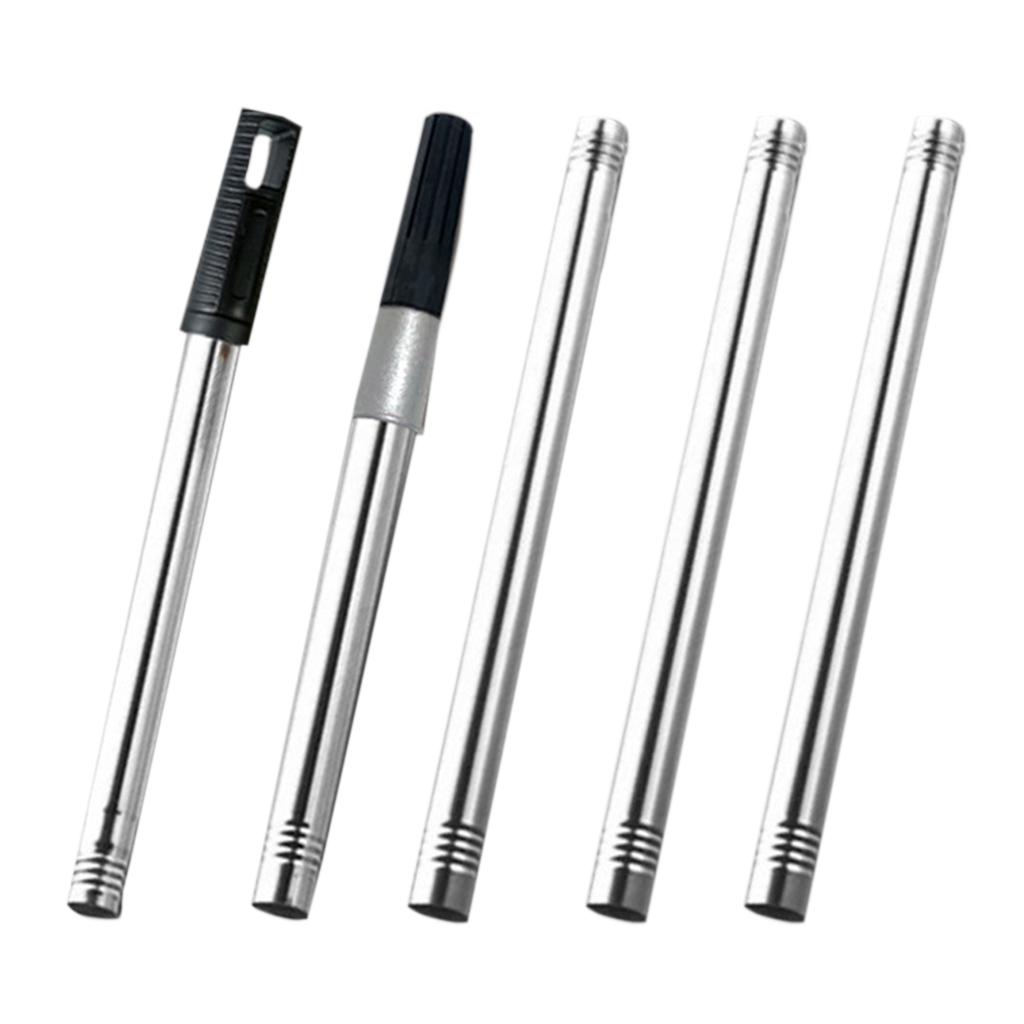 5 Stück Metallverlängerungsstange für Farbroller Ausziehbarer Moppstiel Mehrzweck Farbroller-Verlängerungsset für Haushalt