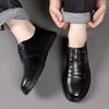 Scarpe classiche semplici in pelle nere stringate 22 autunno nuove scarpe casual britanniche