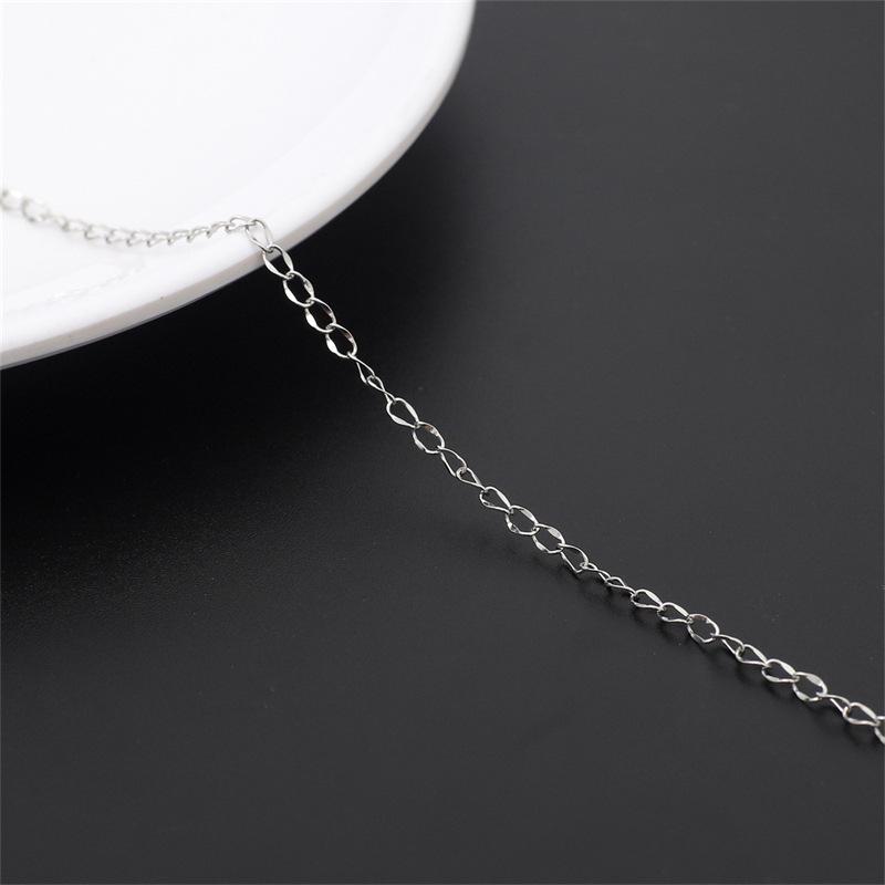 Lanț Fin din Oțel Inoxidabil 304 și Oțel Titan pentru Bijuterii, Breloc, Panou Publicitar sau Geantă