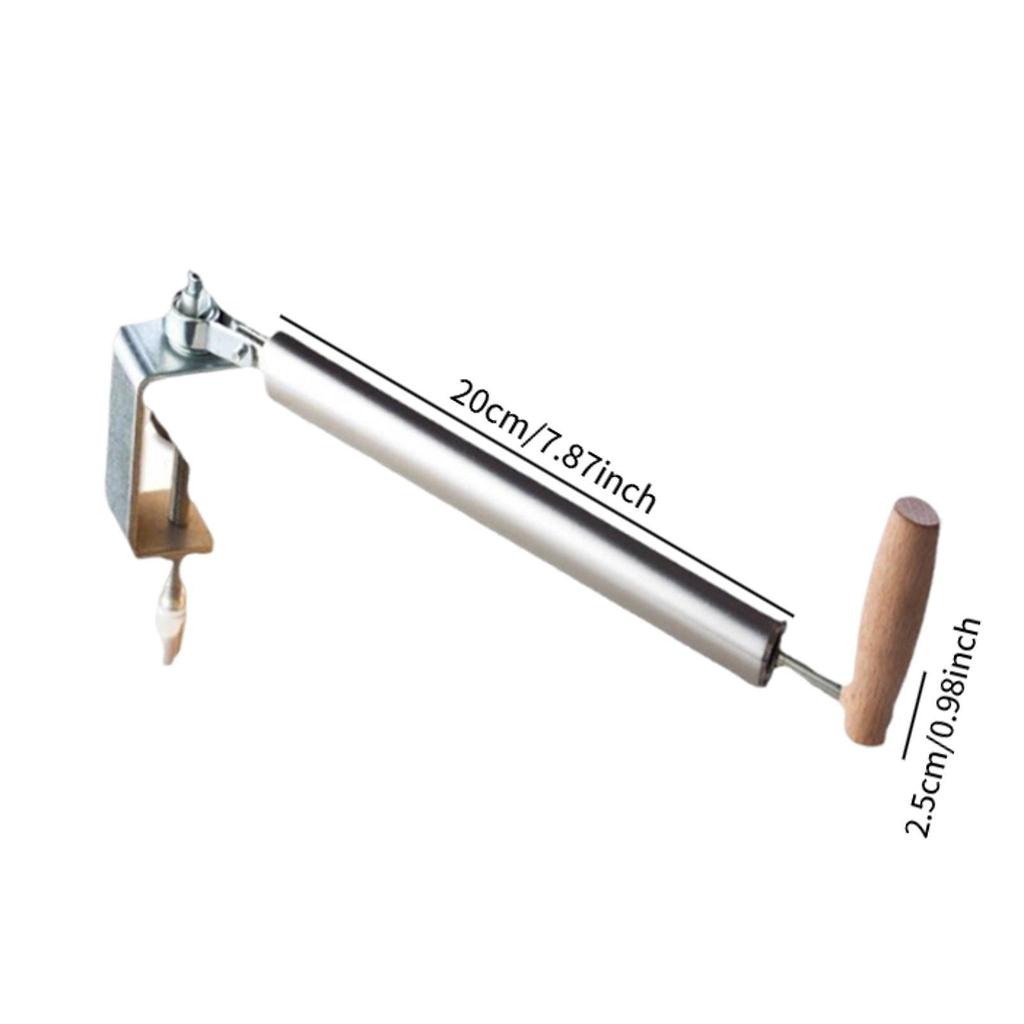 Rolling Pin Stainless Steel Comfortable Grip Kitchen Utensil Pizza Dough Roller for Pizza Dumpling Baking Pastry Dough Bread