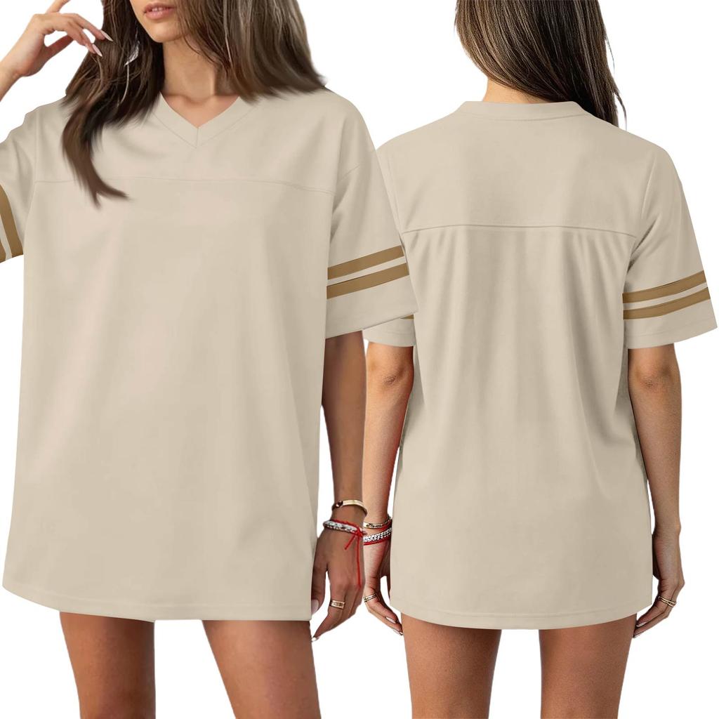 Plain Blank Football Jerseys For Women Unisex Athletic T-Shirts Practice Sports Uniforms Outfits