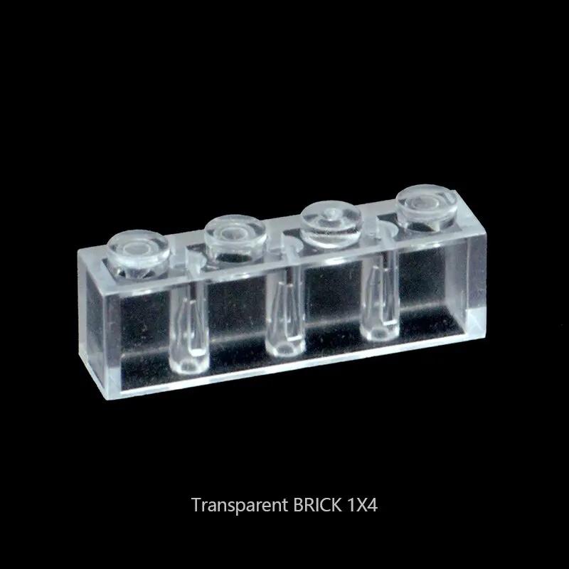 Small particles 1x2 2x3 2x4 1x1 Bricks MOC Parts Transparent Bricks Building Blocks Gifts Toys for Children
