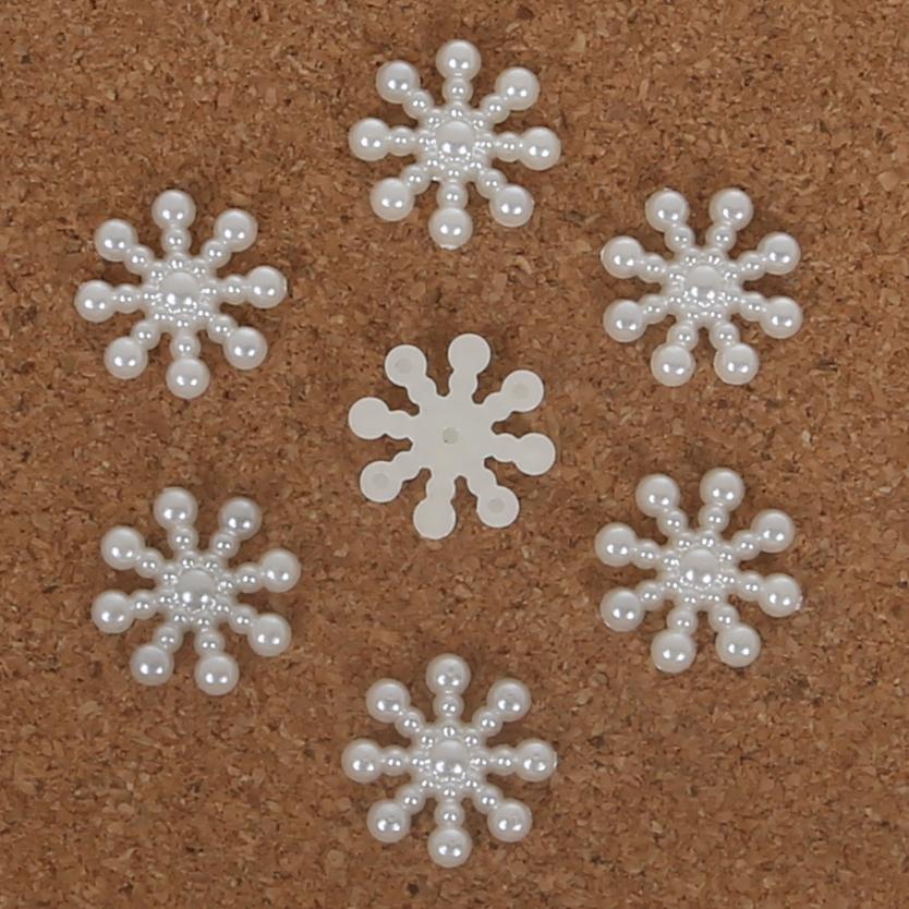 20-200Pcs Ivory Flatback Half Round Pearl Craft ABS Resin Imitation Pearl Resin Scrapbook Beads For DIY Decoration Handmade Craft Accessories