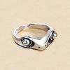 Retro Silver-Plated Frog Toad Ring - Punk Dark Style with Unique Design