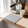 Tapete de Tampar Espresso Antiderrapante de Silicone Tapete para Tamper de Café Resistente ao Calor Almofada de Estação de Tampar Barista para Bancada de Máquina de Espresso