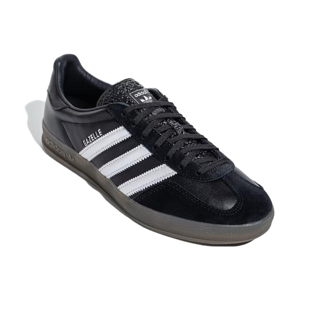 Adidas Originals Gazelle Indoor Low Top Skate Shoes Unisex Sneakers Black JH8837