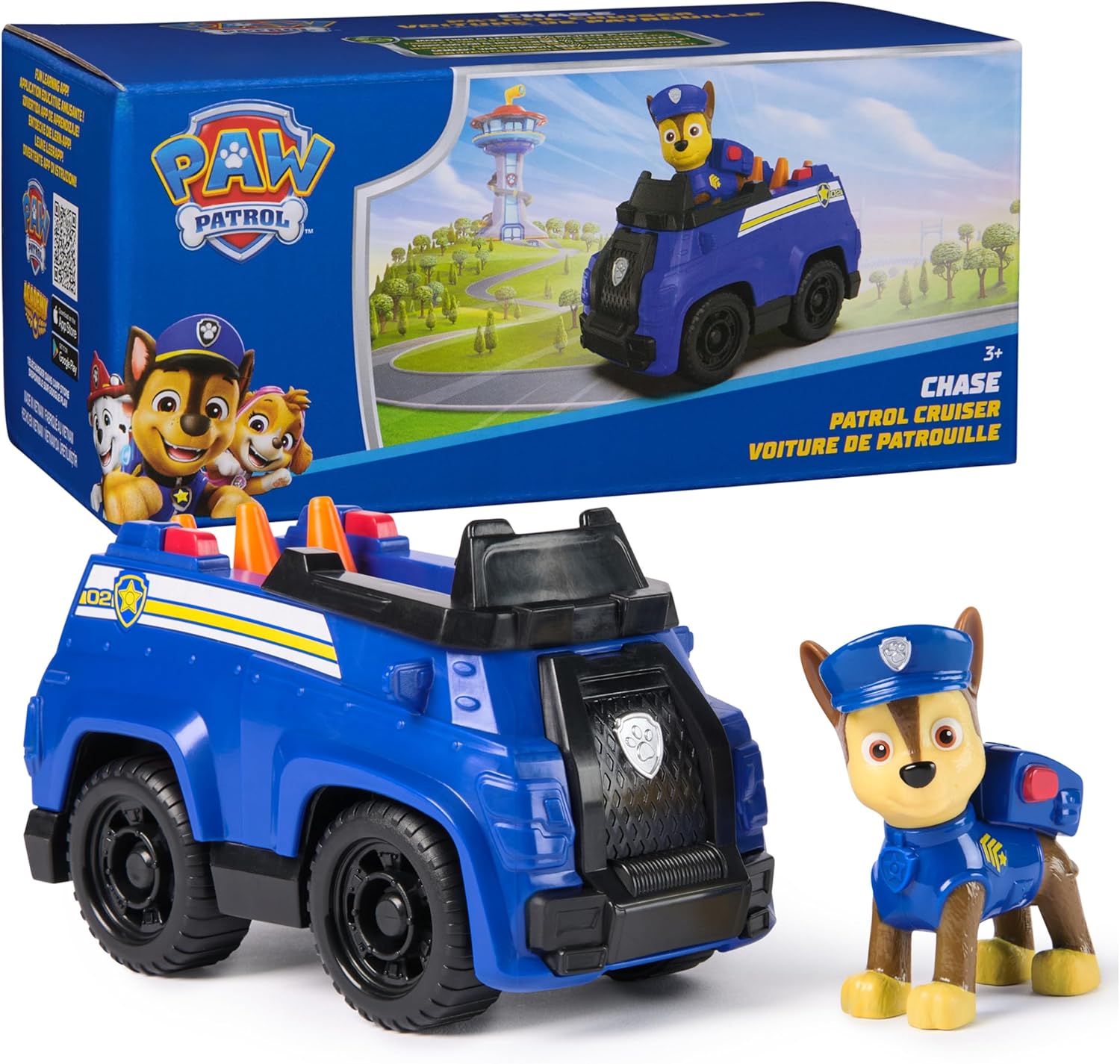 

PAW Patrol, Skye’s Helicopter, Toy Vehicle with Collectible Action Figure, Sustainably Minded Kids Toys for Boys & Girls Ages 3 and Up