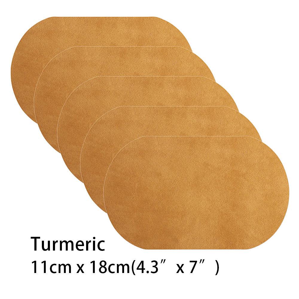 Aufbügelaufnäher 5 Stück Reparaturflicken 8 Farben Oval Kunstwildleder Rindsleder Ellbogen Knie Reparatur für Pullover Basteln Kleidung Jeans