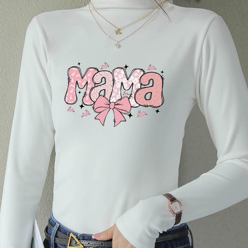 Nažehlovací nášivky Mama, snadno se tisknou, tepelně tisknou, aplikované samolepky na oblečení, trička, mikiny, DIY nášivky na batoh