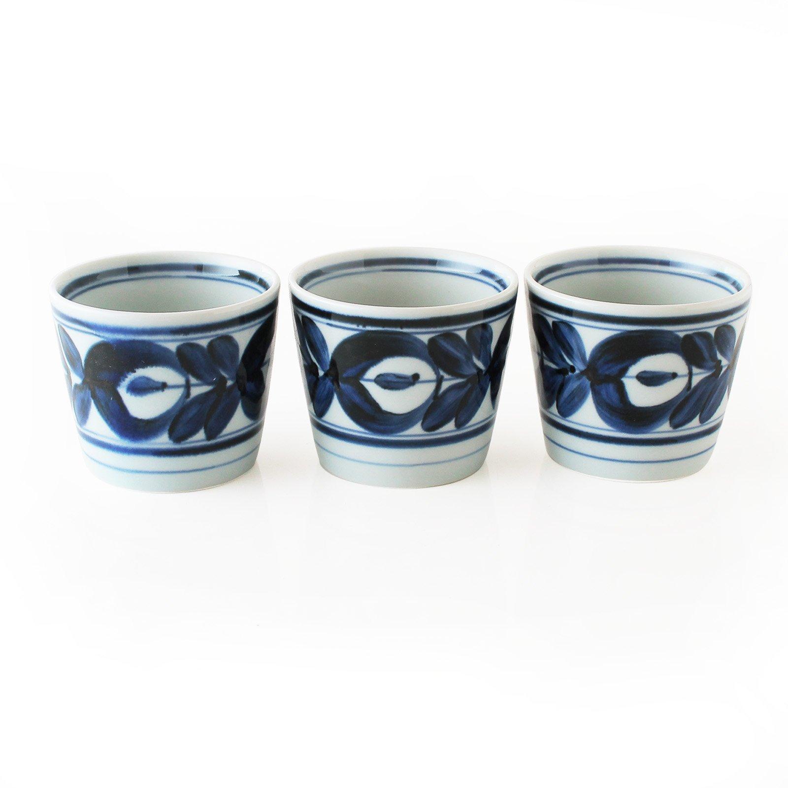 

Hasamiyaki CtoC JAPAN Soba Chocolate Mawarika Set of 3 7.7×H6.5(cm) 170(cc)