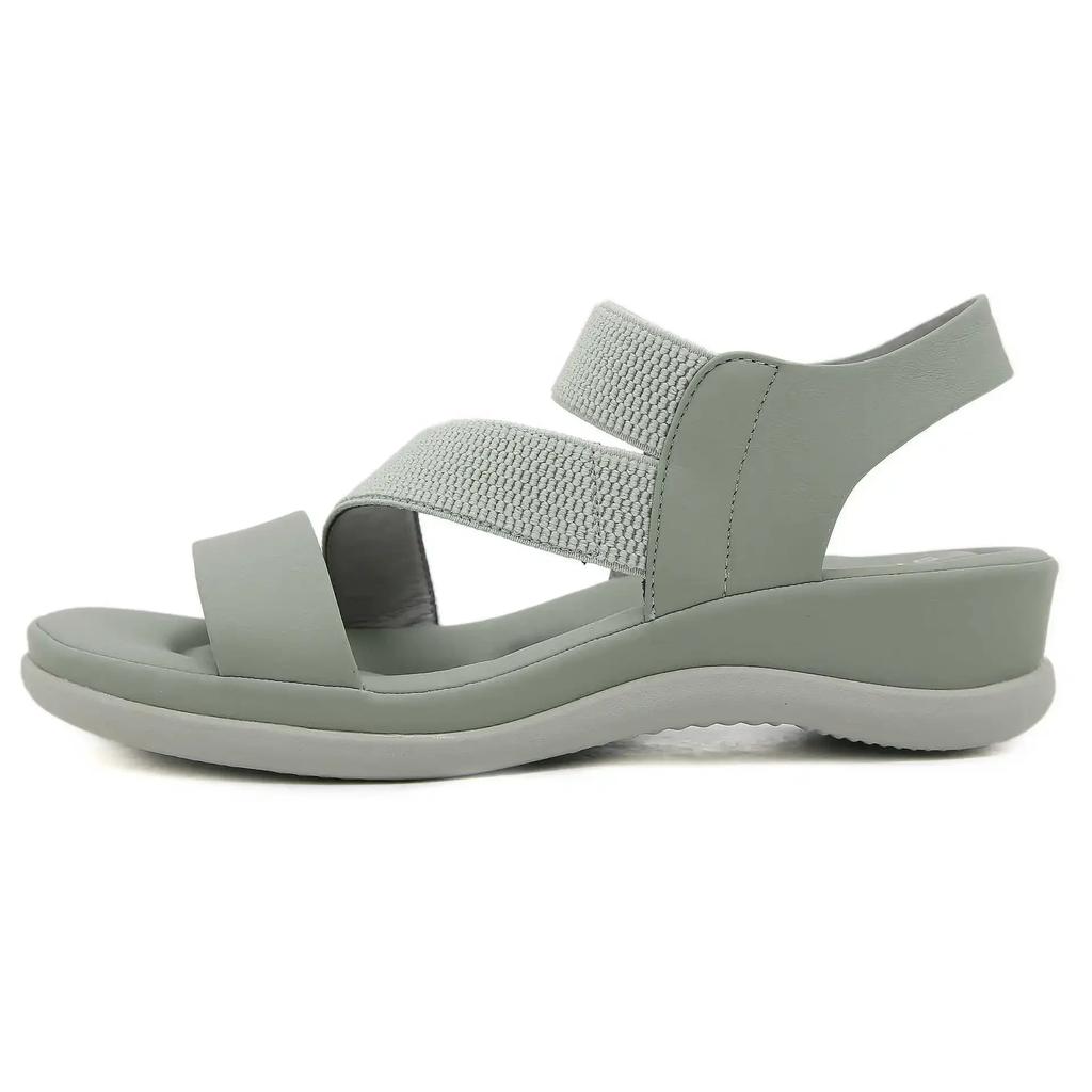 Chaussures Grandes Tailles 36-42 pour Femmes Mode Été Femmes Sandales de Plage Rétro Bout Rond Chaussures Décontractées Confortables Sandales à Plateforme
