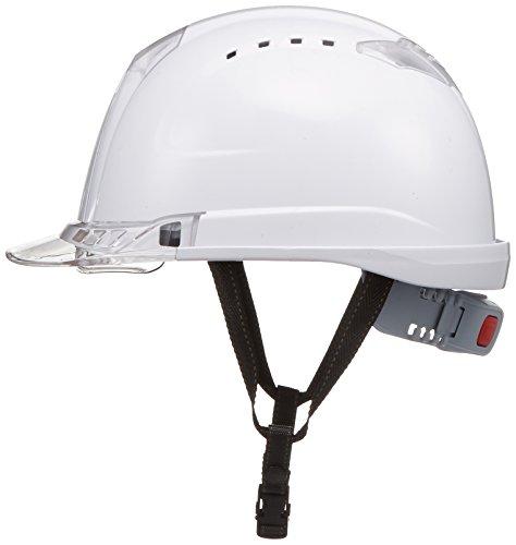 TOYO Venti Plus Helmet with Shield, White/Clear/Clear with Styrofoam, No. 391F-C-C