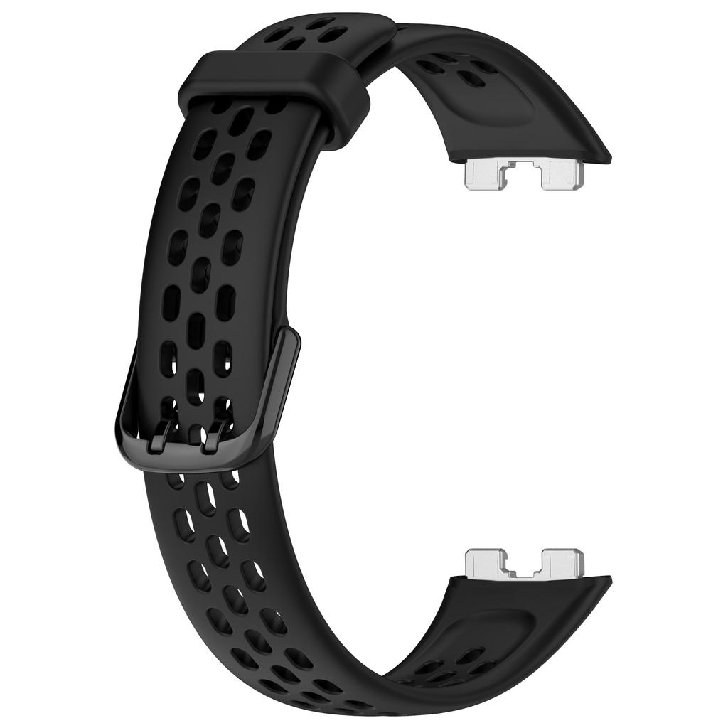 Silikonový řemínek k hodinkám pro Huawei Band 10 NFC/10/9 NFC/9/8 NFC/8 Perforovaný prodyšný náramek Náhradní pásek