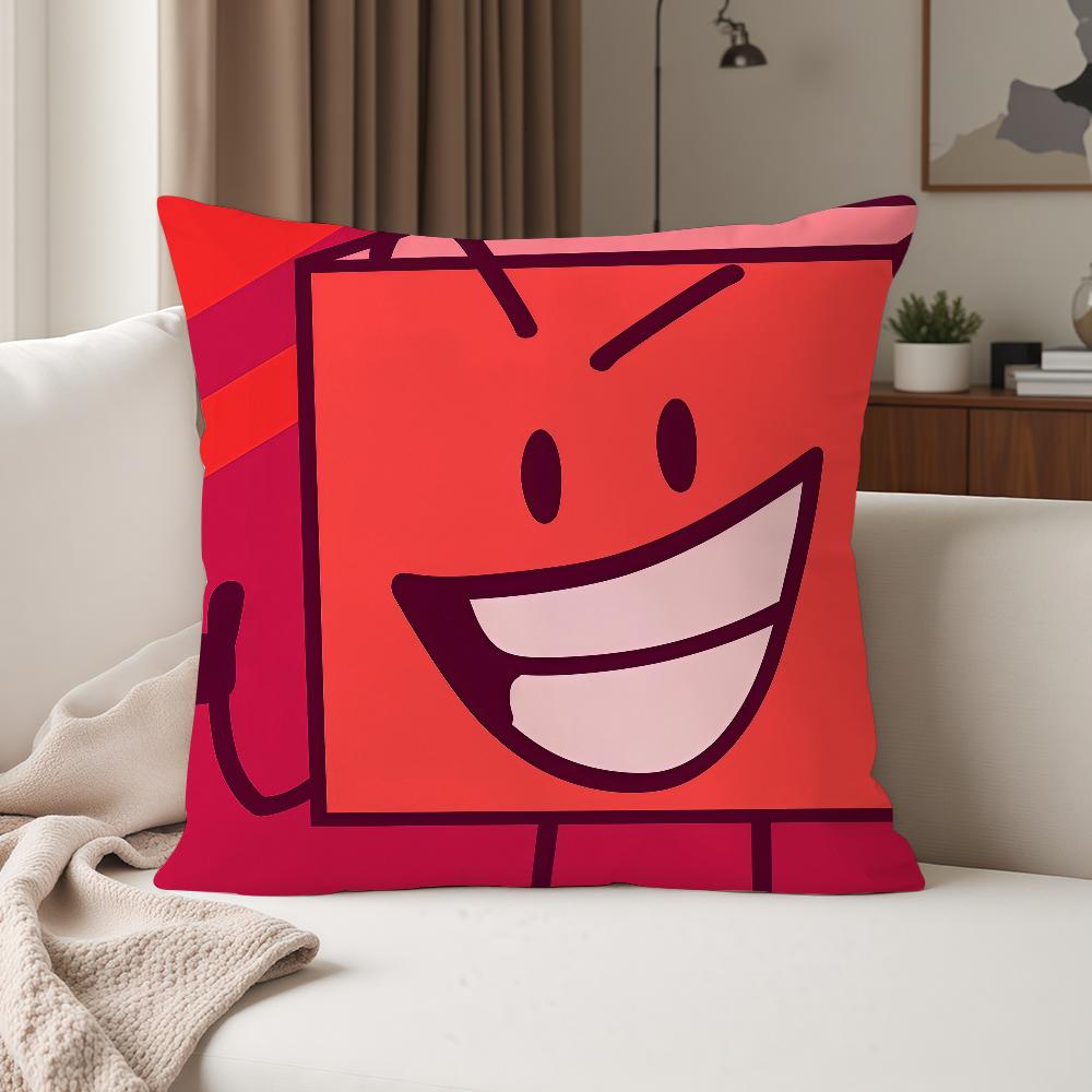 Hot Cartoon BFDI Battle For DDream Island Pillow Case Suitable For Bedrooms Living Rooms Cars Home Decoration