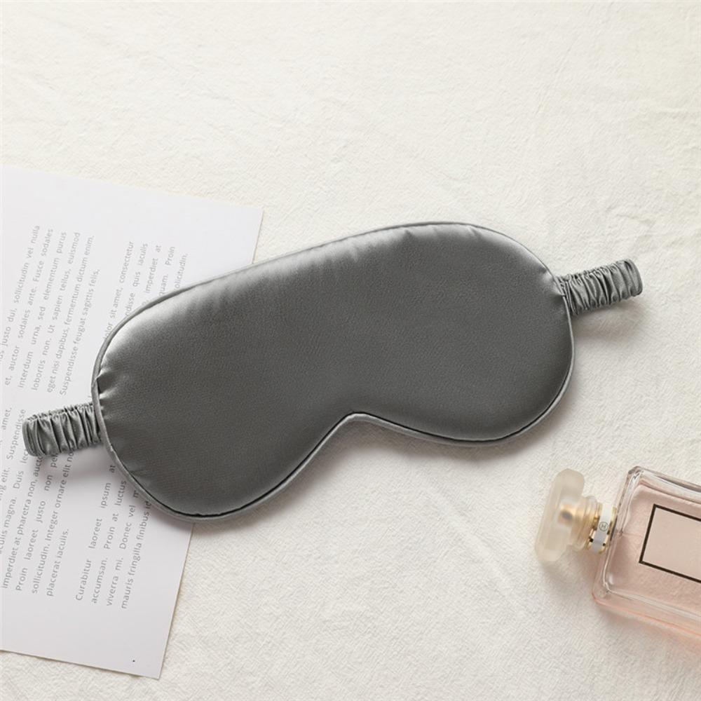 Polyester Sleep Mask Breathable Double Sided Breathable Eye Mask Multi-Color Sleep Shading Simulation Silk Eye Mask Office Nap