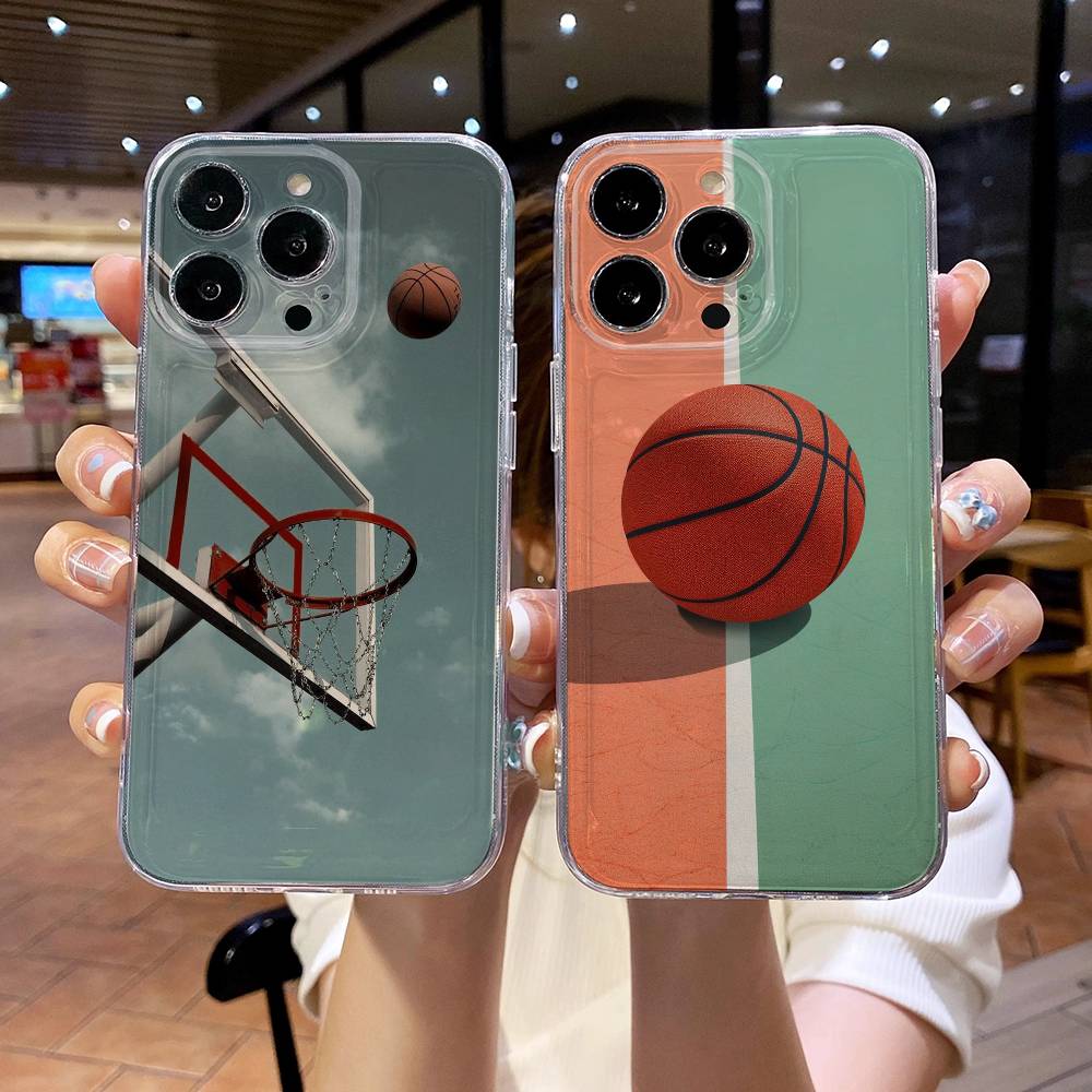 Basketball Basket Phone Case For iPhone 17 16e 16 15 14 13 12 11mini Pro Max X XR XSMAX 8 7 Air Plus Soft Cover