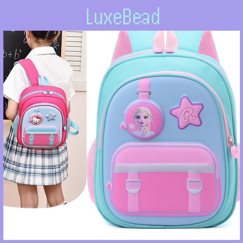 Children Batman Elsa Lightweight Backpack With Fun Pattern For Use Kindergarten