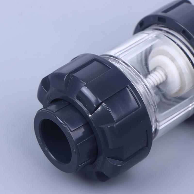 1 Pcs Aquarium Check Valves Non Return Anti-Siphon Fish Tank Lifting Check Valve 20/25/32Mm Transparent