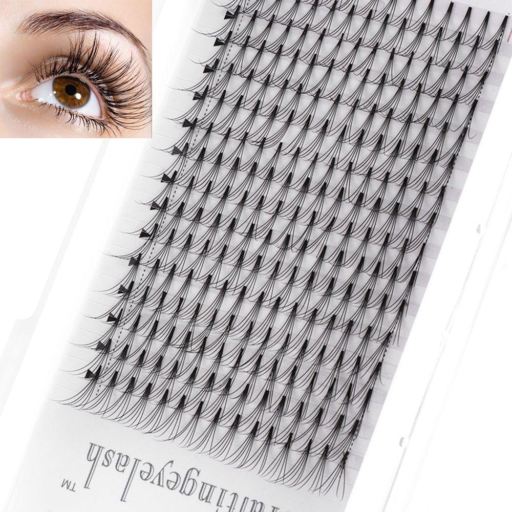 

Flare Cluster Натуральные длинные отдельные ресницы Наращивание накладных ресниц 5D Volume Fan Норковые волосы