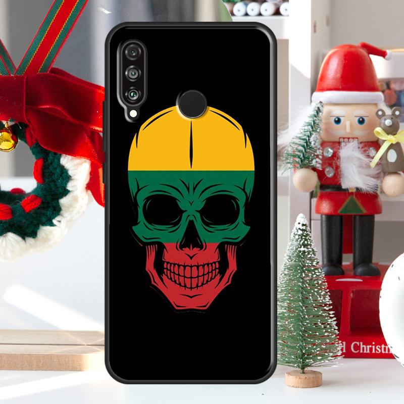 Fashion Lithuania Flag For Huawei Nova 12i 11i 8i 12s Y73 Y72 Y61 Y91 Y90 Y70 Y60 9 10 SE P60 Pro P30 P40 Lite Case