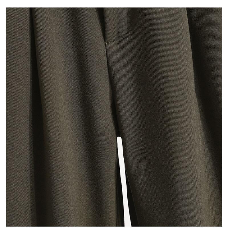 Dimanaf 2025 Plus Size Autumn Long Pants Women Solid Harem High Waist Suit Pants Casual Loose Pants New Large Size