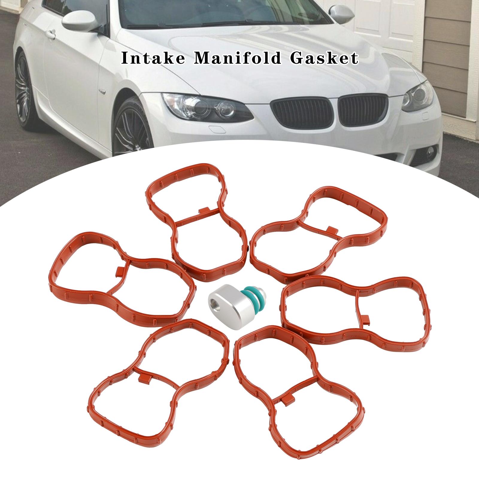 

6PCS Intake Manifold Gasket 1167807480 Fit BMW E90-93 F10 F11 F07 X5 X6 N57