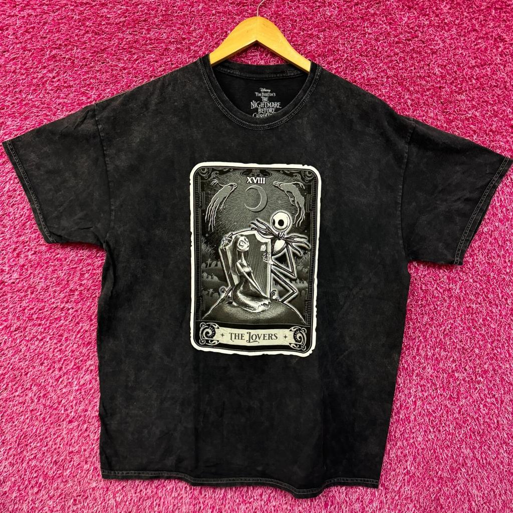 Nightmare Before Christmas Lovers Tarot Card Tee.