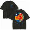 Vintage Washed Quevedo 2026 New Album El Baifo Tshirt High Street Fashion Trend Tshirts Men Women Casual Loose Cotton T Shirt