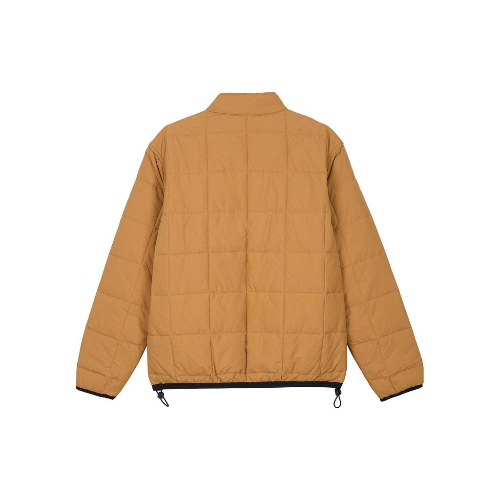 Timberland Logo Casual Stand Collar Zip Long Sleeve Cotton Jacket Unisex Jackets Brown A26ZF-P47