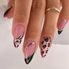 Durability ABS False Nail Leopard Pattern Press On Nail For Women Salon Quality Artificial Nail Easy To Apply 24pcs