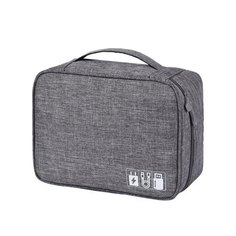 Digital Storage Bags Organizer USB Gadgets Cables Wires Charger Power Battery Zipper Cosmetic Case