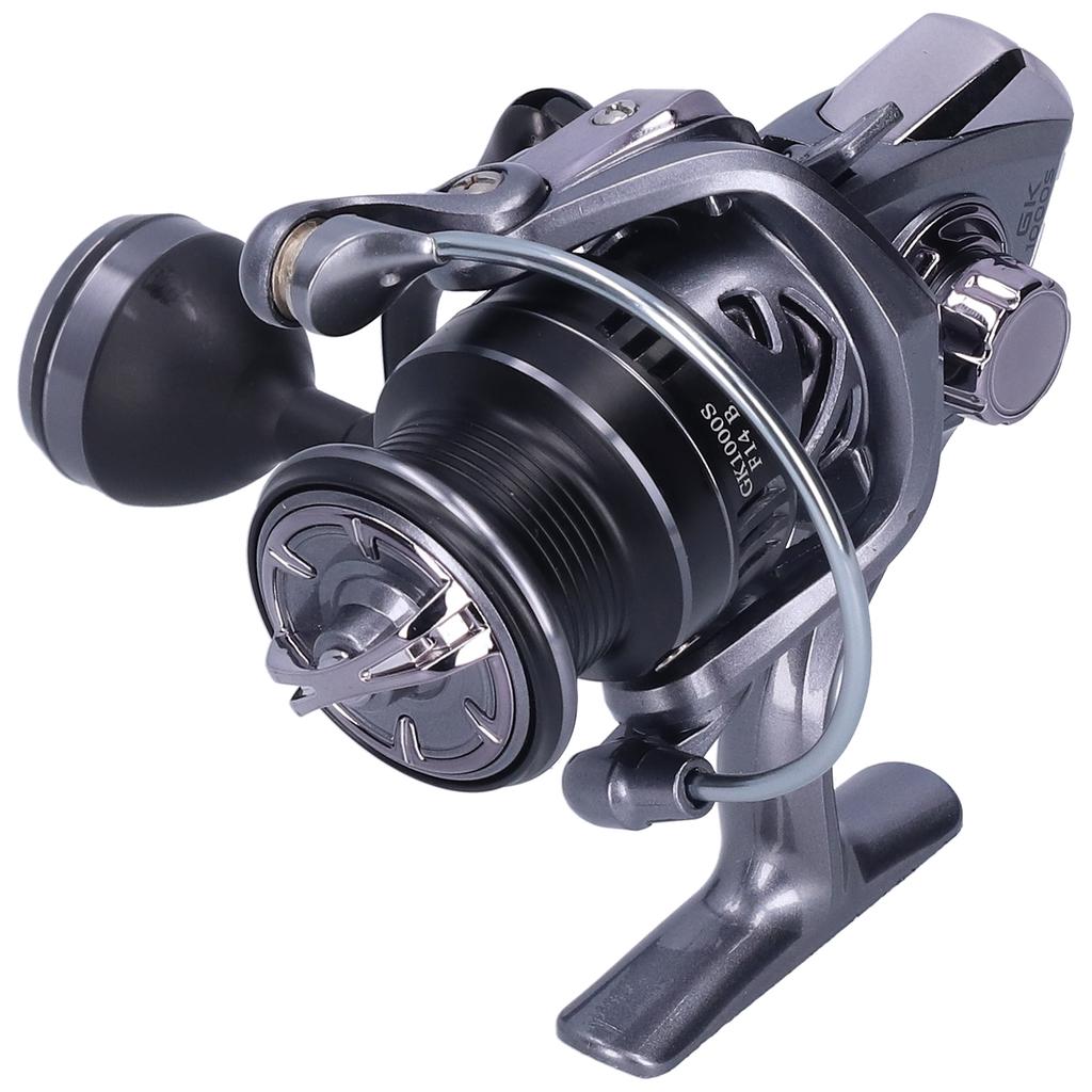 13+1 Bearing Spinning Reel 5.2:1 Gear Ratio Foldable Arm Fishing Wheel Fishing Accessory(GK1000S )