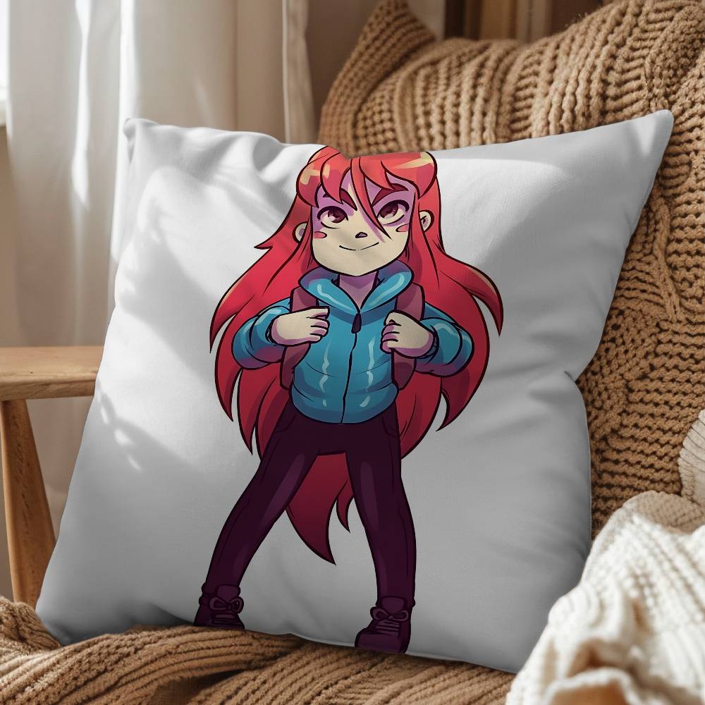 game Celeste Mountain Celeste Cushion Cover Suitable For Sofa Car Bedroom Office Cushions Decorative Pillow Case 45x45 cm