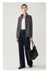 Women's Elegant Cashmere Cardigan: Winter 2026, Double Zipper, Loose Fit, Lapel Base Layer, Warm Outerwear