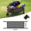 Sturdy Polyester Cargo Net For Camping Trolleys Easy Installation Zippers Access And Secure Storage Solution