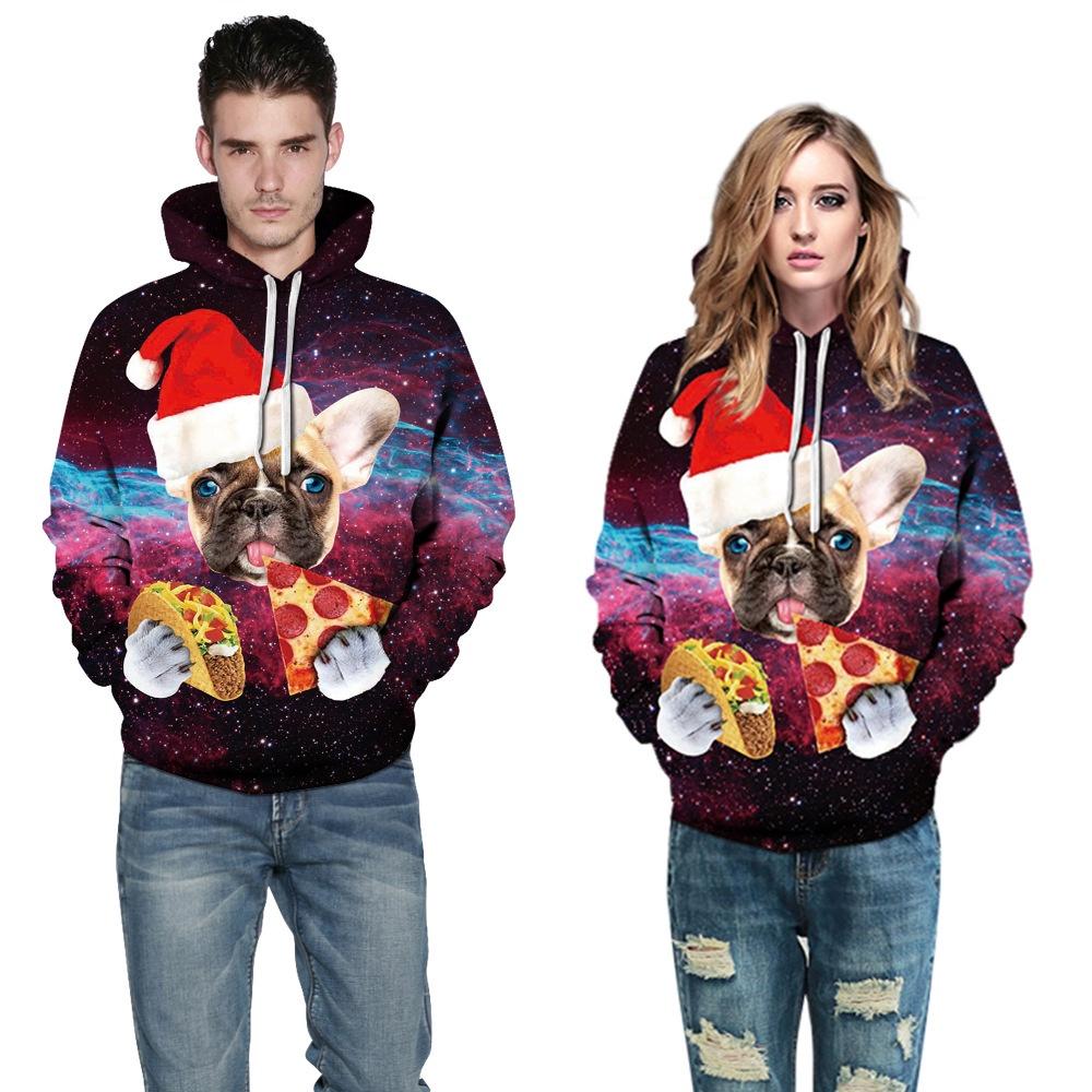 Luxuriously Comfortable Men Women Christmas Hoodie With Snowman 3d Print Design