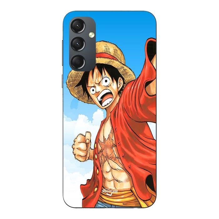 Coque de téléphone - MANIACASE - Samsung Galaxy A34 - Silicone - Souple - Monkey D Luffy