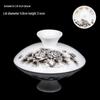 Gaiwan Teacup with Lid: White Porcelain Ceramic Tea Brewing Bowl, 7.5CM, Kung Fu Tea Set Accessory.