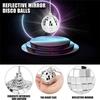 M-Modern-Mirror Disco Ball Set - Silver Disco Party Decoration Easy To Hang Suitable For, Wedding, Home Party Decoration